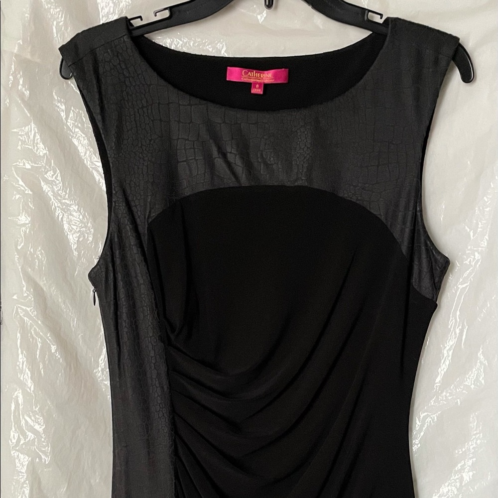 Elegant black dress.